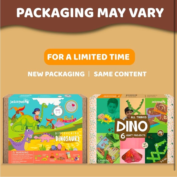 jackinthebox Dinosaur Themed Craft Kit and Educational..6 in 1..(NWT) - Picture 7 of 8